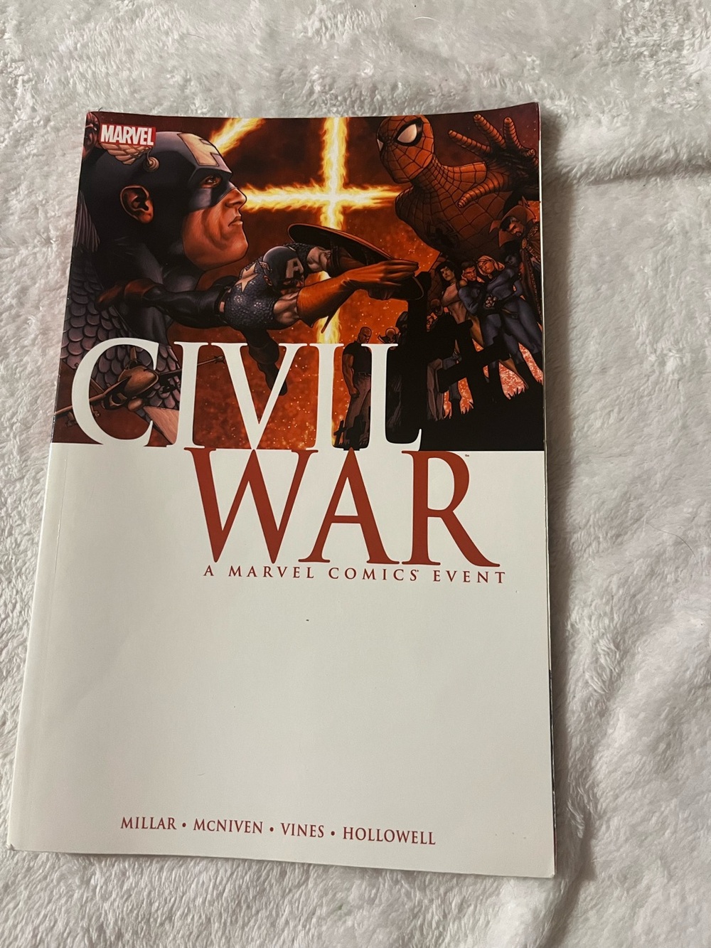 Marvel Civil War TPB Graphic Novel Mark Millar Steve McNiven Comic
